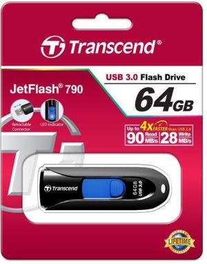 Pendrive Transcend JetFlash 790, 64 GB  (TS64GJF790K) 2