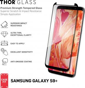 Thor Szkło hartowane Case Fit z aplikatorem do Galaxy S9+ 3