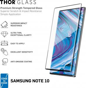 Thor Szkło hartowane Edge to Edge/Full Screen z aplikatorem do Galaxy Note 10 2