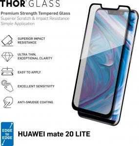 Thor Szkło hartowane Edge to Edge/Full Screen z aplikatorem do Mate 20 Lite 2