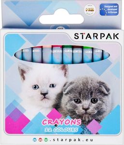 Starpak I KREDKI WOSK 12KOL STK CUTIES PUD 12/144 1