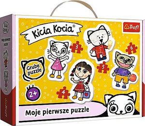Trefl Puzzle Baby Classic 3x4x5x6 Elementów Kicia Kocia 1
