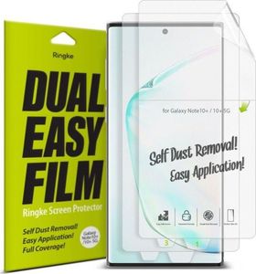 Ringke 2x Folia ochronna Ringke Dual easy film do Samsung Galaxy Note 10 Plus uniwersalny 1