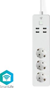 Nedis Nedis Wi-Fi Smart Extension Socket | 3x Schuko Type F | 4x USB | 16 A 6