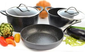 Patelnia Vinzer Patelnia z pokrywką Vinzer Granite Line 24 cm uniwersalny 4