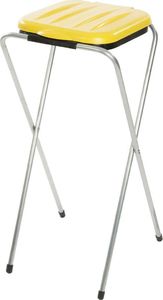 ZetPlast Stojak uchwyt cateringowy na worki 120L na śmieci odpadki Żółty 2