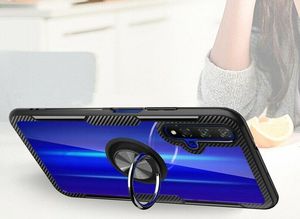 Alogy Etui Alogy Ring Holder Clear Armor do Huawei Nova 5T czarne uniwersalny 3