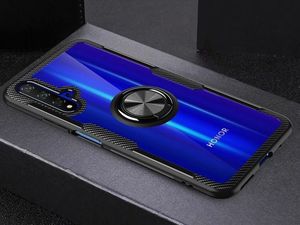 Alogy Etui Alogy Ring Holder Clear Armor do Huawei Nova 5T czarne uniwersalny 7