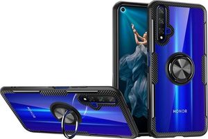 Alogy Etui Alogy Ring Holder Clear Armor do Huawei Nova 5T czarne uniwersalny 9