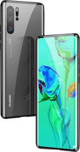 Dr. Fit Etui magnetyczne szklane Dr.Fit dwustronne do Huawei P30 Pro Czarne uniwersalny 2