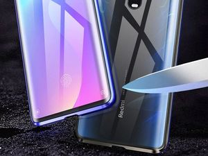 Dr. Fit Etui magnetyczne szklane Xiaomi Mi 9T/ K20/ Pro Zielone 3