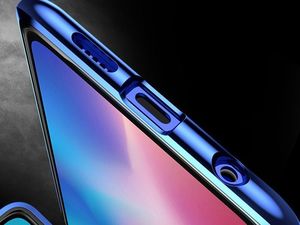 Dr. Fit Etui magnetyczne szklane Dr.Fit dwustronne do Redmi Note 8 Pro Niebieskie uniwersalny 6