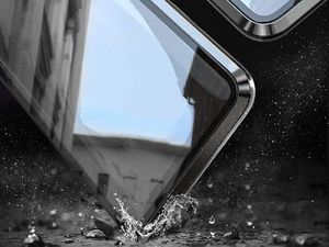 Dr. Fit Etui magnetyczne szklane Dr.Fit dwustronne do Huawei Mate 20 Lite Srebrne uniwersalny 5