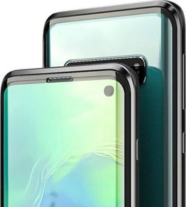 Dr. Fit Etui magnetyczne szklane Dr.Fit dwustronne do Samsung Galaxy S10 Czerwone uniwersalny 4