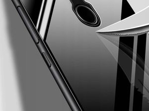 Dr. Fit Etui magnetyczne szklane Dr.Fit dwustronne do Huawei Mate 20 Lite Czarne uniwersalny 3