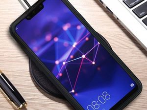 Dr. Fit Etui magnetyczne szklane Dr.Fit dwustronne do Huawei Mate 20 Lite Czarne uniwersalny 4