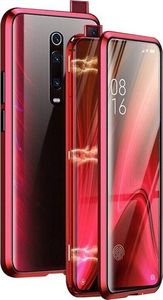 Dr. Fit Etui magnetyczne szklane Dr.Fit dwustronne do Xiaomi Mi 9T/ K20/ Pro Czerwone uniwersalny 1