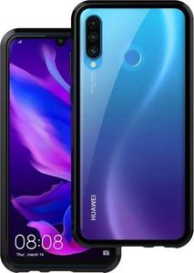 Dr. Fit Etui magnetyczne szklane Dr.Fit dwustronne do Huawei P30 Lite Czarne uniwersalny 4