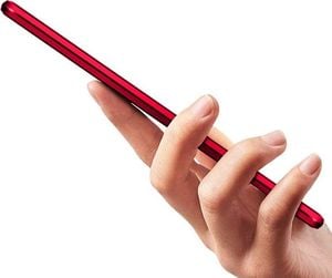 Dr. Fit Etui magnetyczne szklane Dr.Fit dwustronne do Huawei P20 Pro Czerwone uniwersalny 2