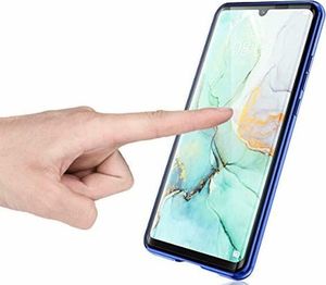 Dr. Fit Etui magnetyczne szklane Dr.Fit dwustronne do Huawei P30 Pro Czerwone uniwersalny 12