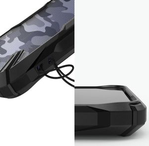 Ringke Etui Ringke Fusion X do Xiaomi Mi 10T/10T Pro/ K30/ K30 Pro Camo Black uniwersalny 5