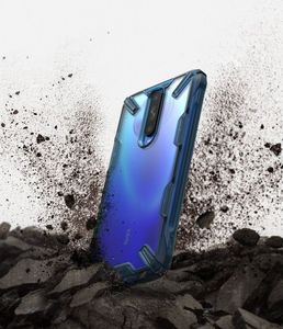 Ringke Etui Ringke Fusion X do Xiaomi Mi 10T/10T Pro/ K30/ K30 Pro Space Blue uniwersalny 5