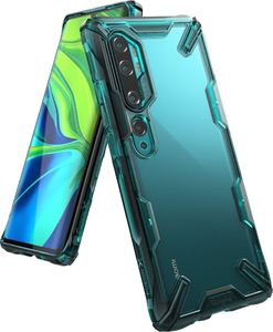 Ringke Etui Ringke Fusion X do Xiaomi Mi Note 10/ Note 10 Pro Turquoise Green uniwersalny 1