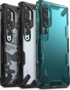 Ringke Etui Ringke Fusion X do Xiaomi Mi Note 10/ Note 10 Pro Turquoise Green uniwersalny 2