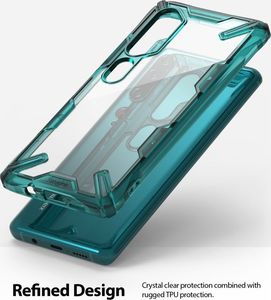 Ringke Etui Ringke Fusion X do Xiaomi Mi Note 10/ Note 10 Pro Turquoise Green uniwersalny 4
