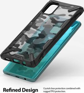 Ringke Etui Ringke Fusion X do Samsung Galaxy A51 Camo Black uniwersalny 5