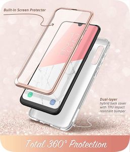 Supcase Etui Supcase Cosmo SP do Samsung Galaxy A30S/A50/A50S Marble Pink uniwersalny 3