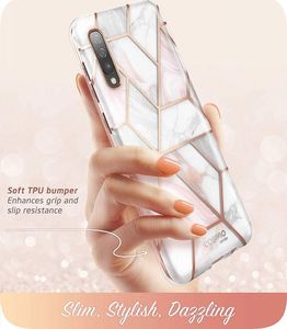 Supcase Etui Supcase Cosmo SP do Samsung Galaxy A30S/A50/A50S Marble Pink uniwersalny 4