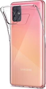 Spigen Etui Spigen Liquid Crystal do Samsung Galaxy A71 Crystal Clear uniwersalny 4