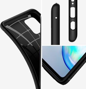 Spigen Etui Spigen Rugged Armor do Samsung Galaxy Note 10 Lite Matte Black uniwersalny 7