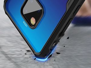 XUNDD Etui Ring Holder Clear Armor XUNDD do Huawei Mate 20 Pro czarne uniwersalny 6