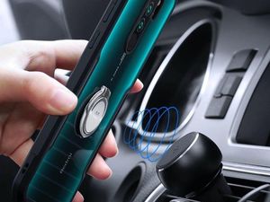 XUNDD Etui Ring Holder Clear Armor XUNDD do Redmi Note 8 Pro czarne uniwersalny 6