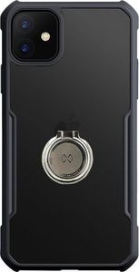 XUNDD Etui Ring Holder Clear Armor XUNDD do Apple iPhone 11 czarne uniwersalny 2