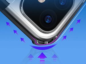 XUNDD Etui Ring Holder Clear Armor XUNDD do Apple iPhone 11 czarne uniwersalny 6