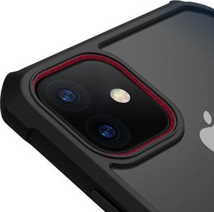 XUNDD Etui Ring Holder Clear Armor XUNDD do Apple iPhone 11 czarne uniwersalny 7