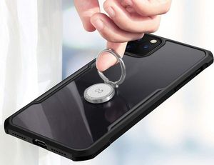 XUNDD Etui Ring Holder Clear Armor XUNDD do Apple iPhone 11 Pro czarne uniwersalny 3