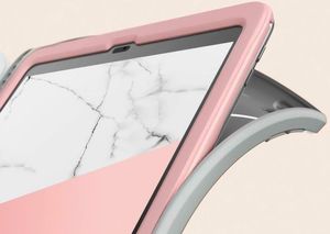 Etui na tablet Supcase Etui Supcase Cosmo Full-body do Apple iPad 9.7 2018/2017 Marble Pink uniwersalny 5