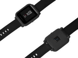 4kom.pl Etui silikonowe do Smartwatch Xiaomi Amazfit Bip Czarne uniwersalny 3