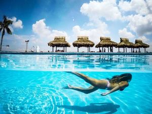 Alogy Wodoodporna obudowa etui Alogy Shoot dome port do GoPro 5/6/7 uniwersalny 8