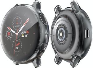 Alogy Etui silikonowe Alogy case do Galaxy Watch Active 2 44mm Przezroczyste uniwersalny 3