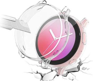 Alogy Etui silikonowe Alogy case do Galaxy Watch Active 2 44mm Przezroczyste uniwersalny 5