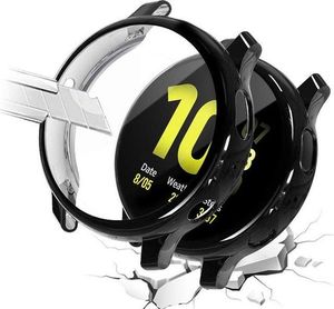 Alogy Etui silikonowe Alogy case do Galaxy Watch Active 2 44mm Czarne uniwersalny 3