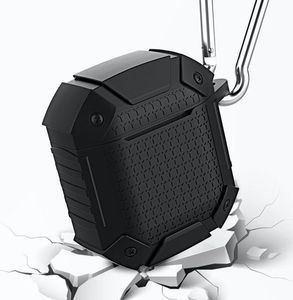 Alogy Etui Pancerne Alogy na słuchawki Apple AirPods 1/2 Czarne uniwersalny 2