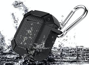 Alogy Etui Pancerne Alogy na słuchawki Apple AirPods 1/2 Czarne uniwersalny 7