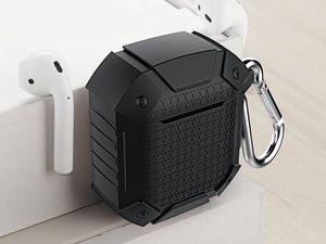 Alogy Etui Pancerne Alogy na słuchawki Apple AirPods 1/2 Czarne uniwersalny 8