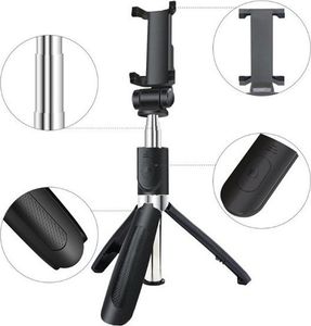 Selfie stick Apexel Apexel APL-D4H Selfie stick L01 Tripod Uchwyt do telefonu Bluetooth uniwersalny 11